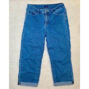 NYDJ Women’s Blue Jeans Capri Size 6
